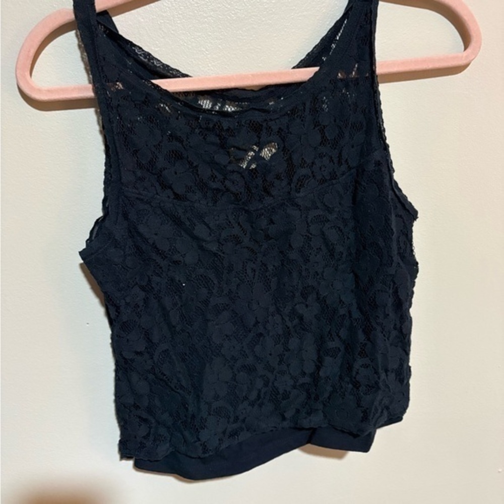 Hollister Black Lace Camisole